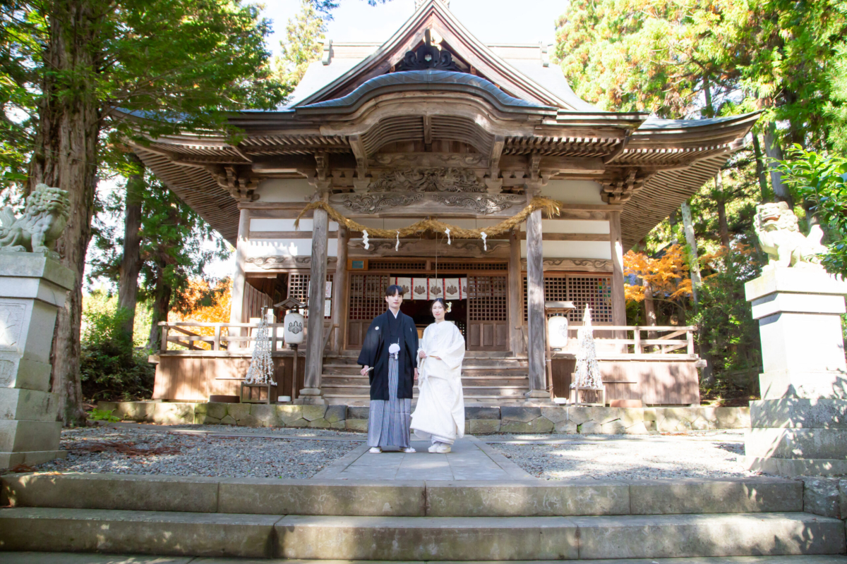 皆神神社フォトウェディングプラン