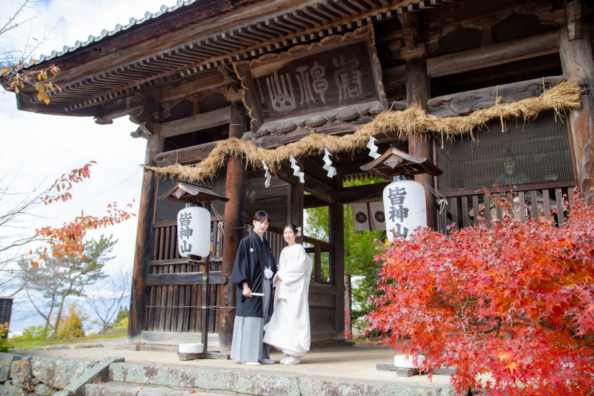 皆神神社フォトウェディングプラン