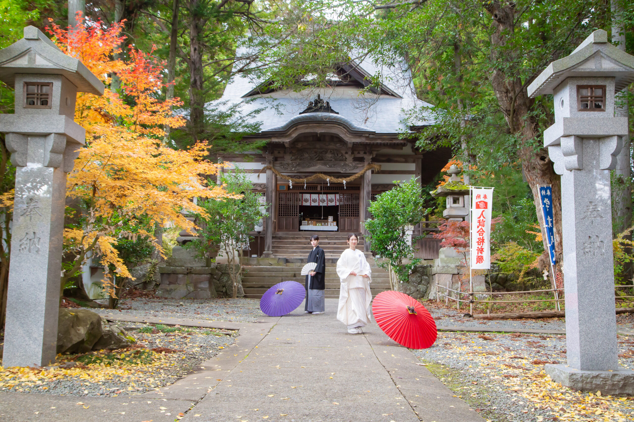 皆神大神社フォトウェディング×ロケーション撮影プラン